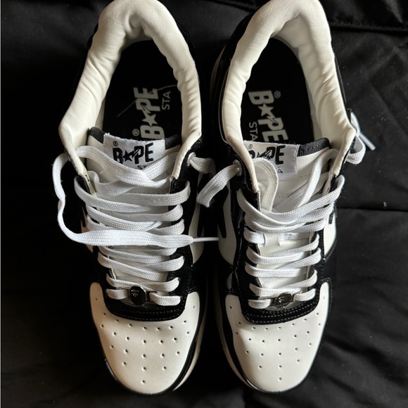 Black and white bapesta’s - Picture 4 of 5